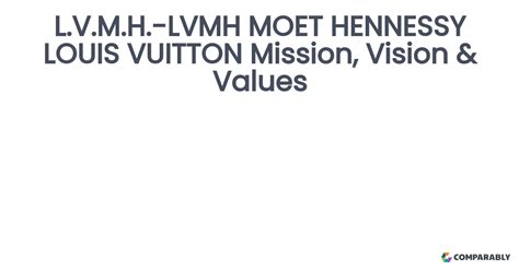 louis vuitton mission and vision|when was lvmh founded.